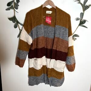 NWT Dreamers Multi Stripe Cardigan